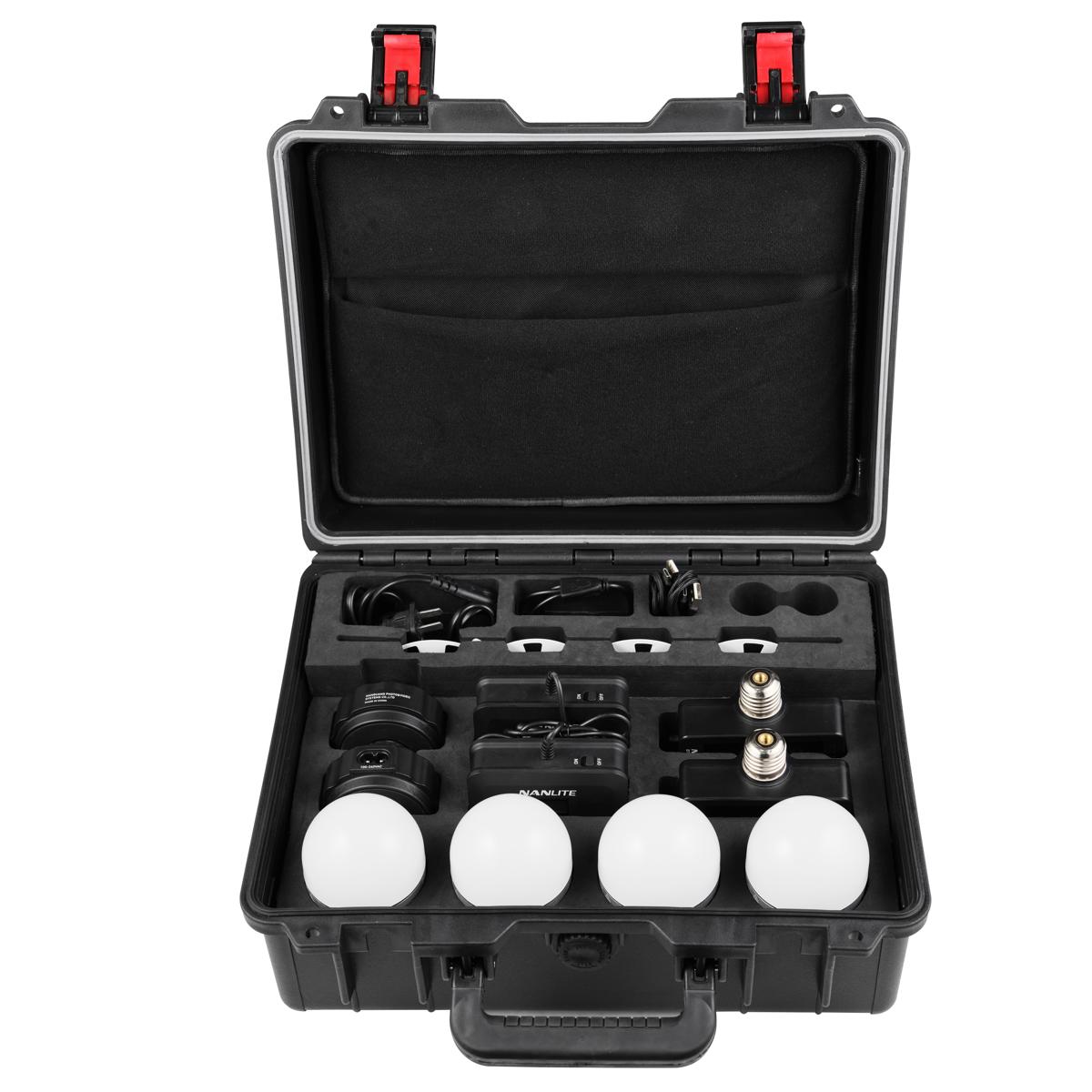 NanLite PavoBulb 10W RGB LED 4-Bulb Kit